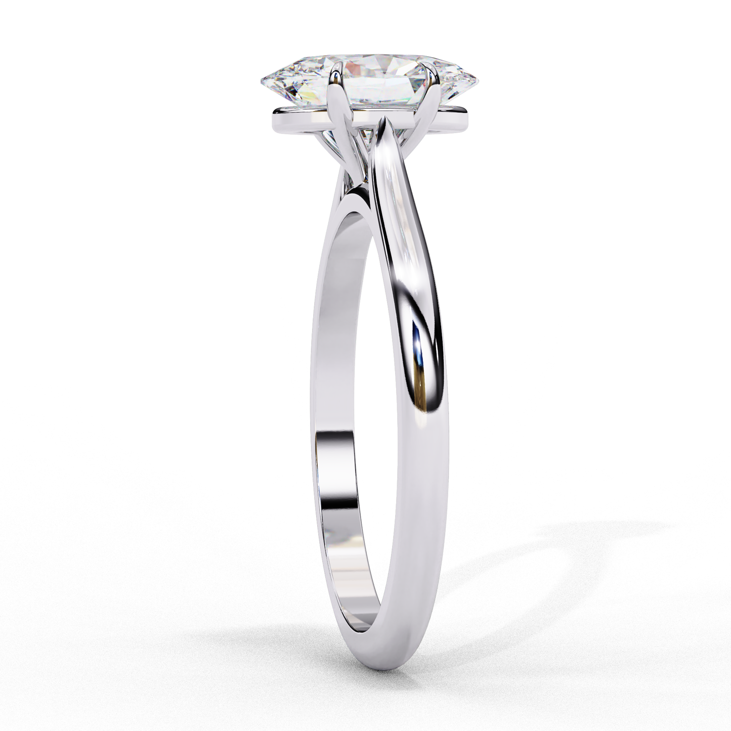 14K White Gold