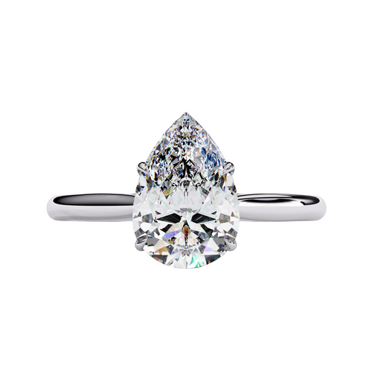 14K White Gold