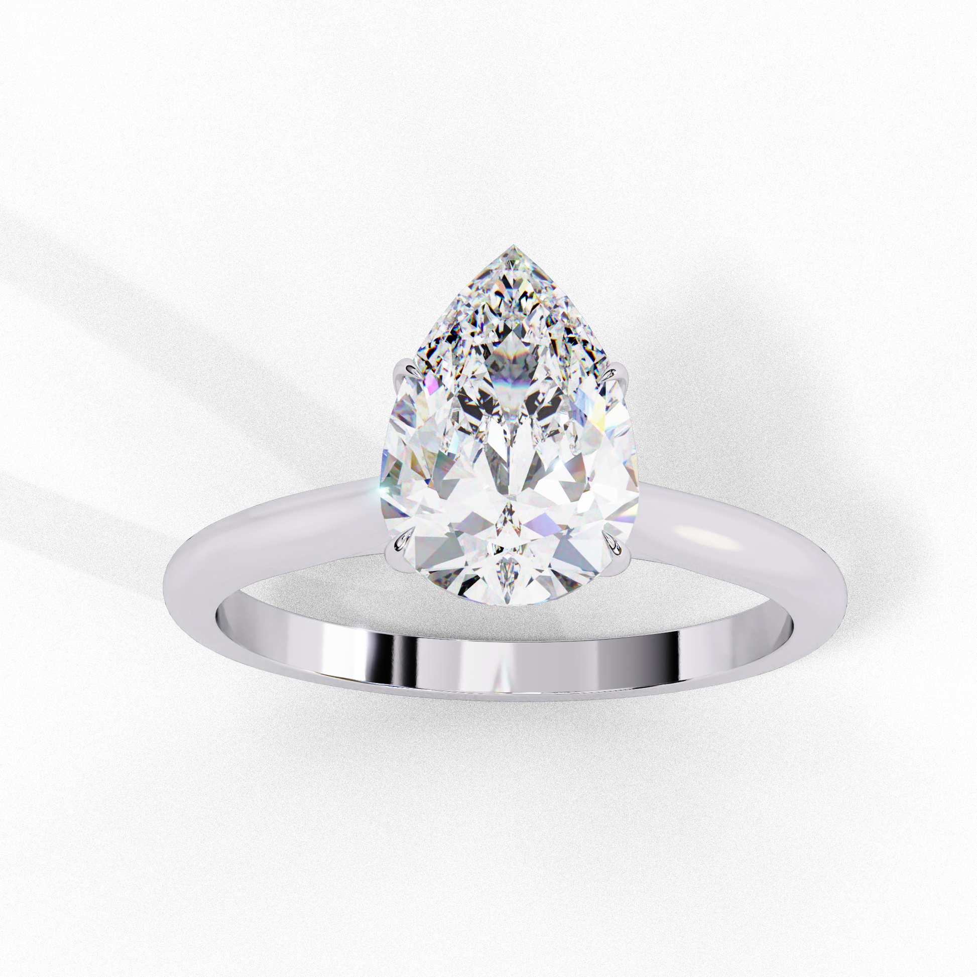 14K White Gold