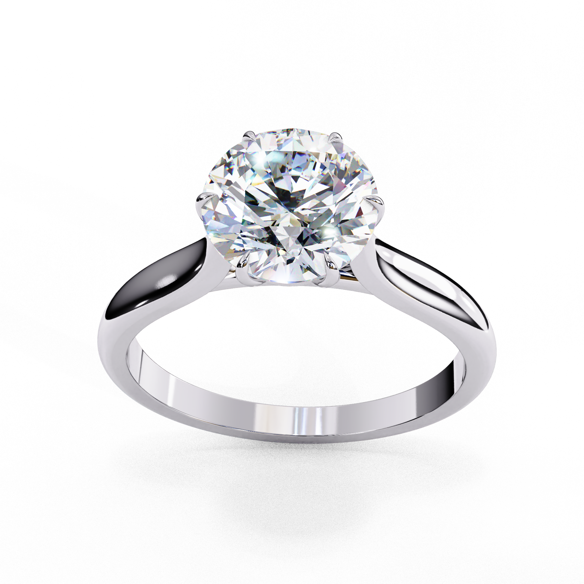 14K White Gold