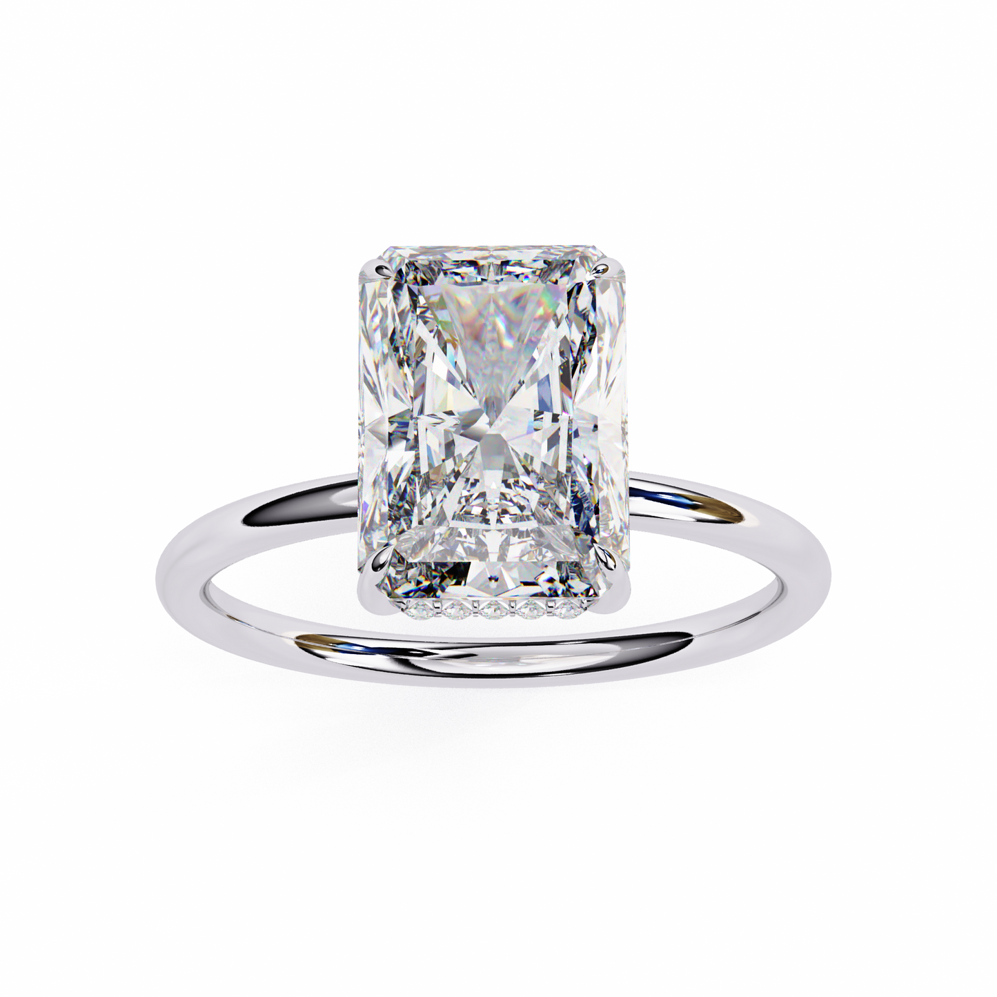 14K White Gold