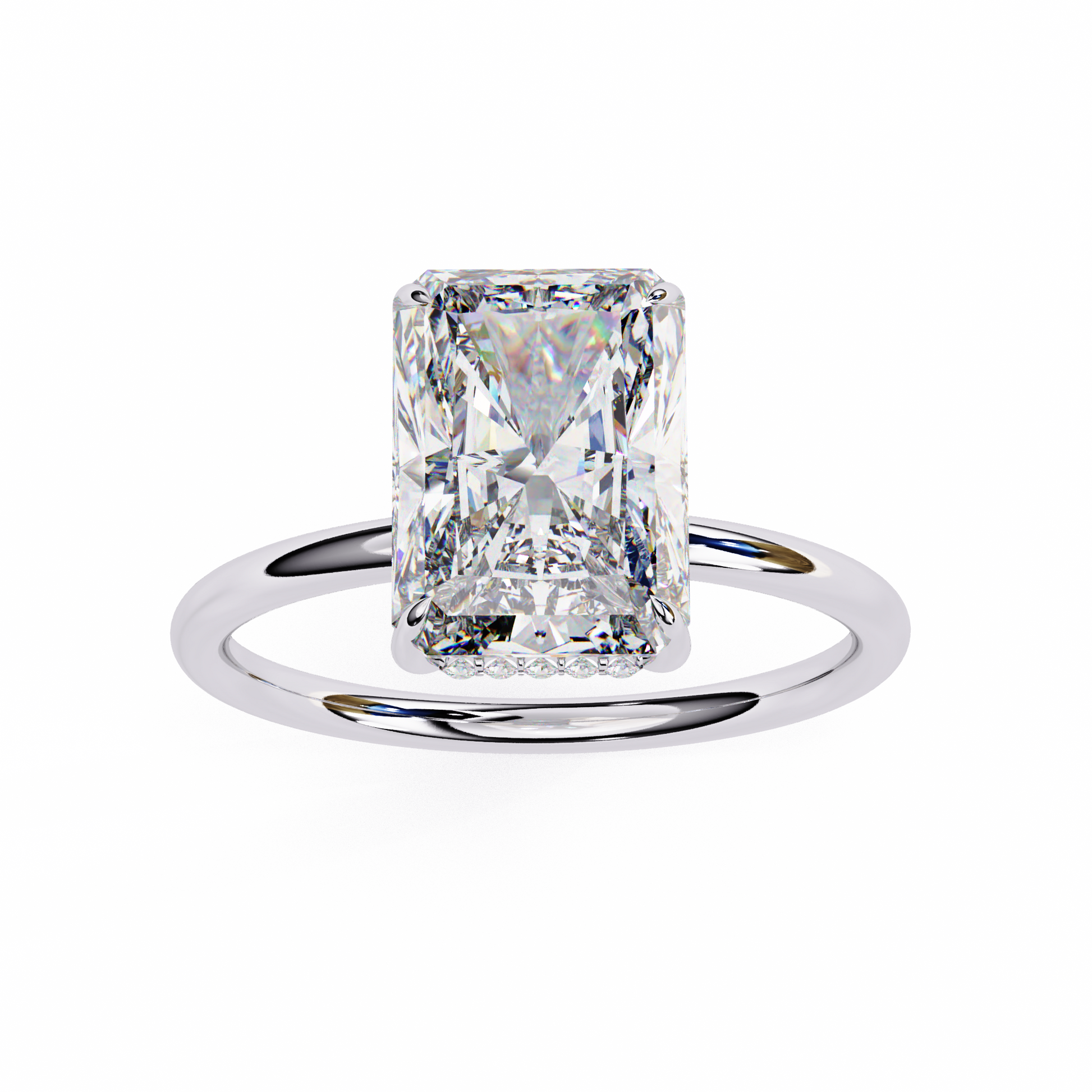 14K White Gold