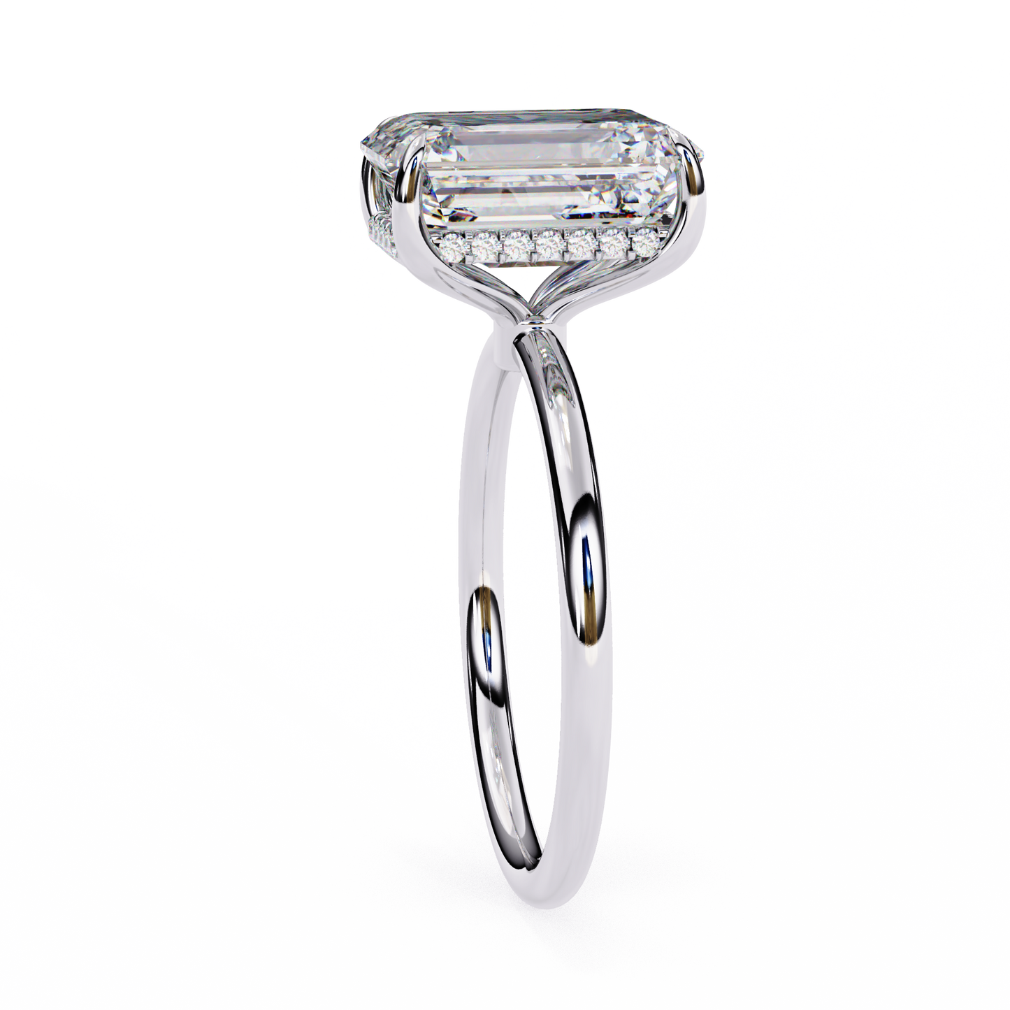14K White Gold