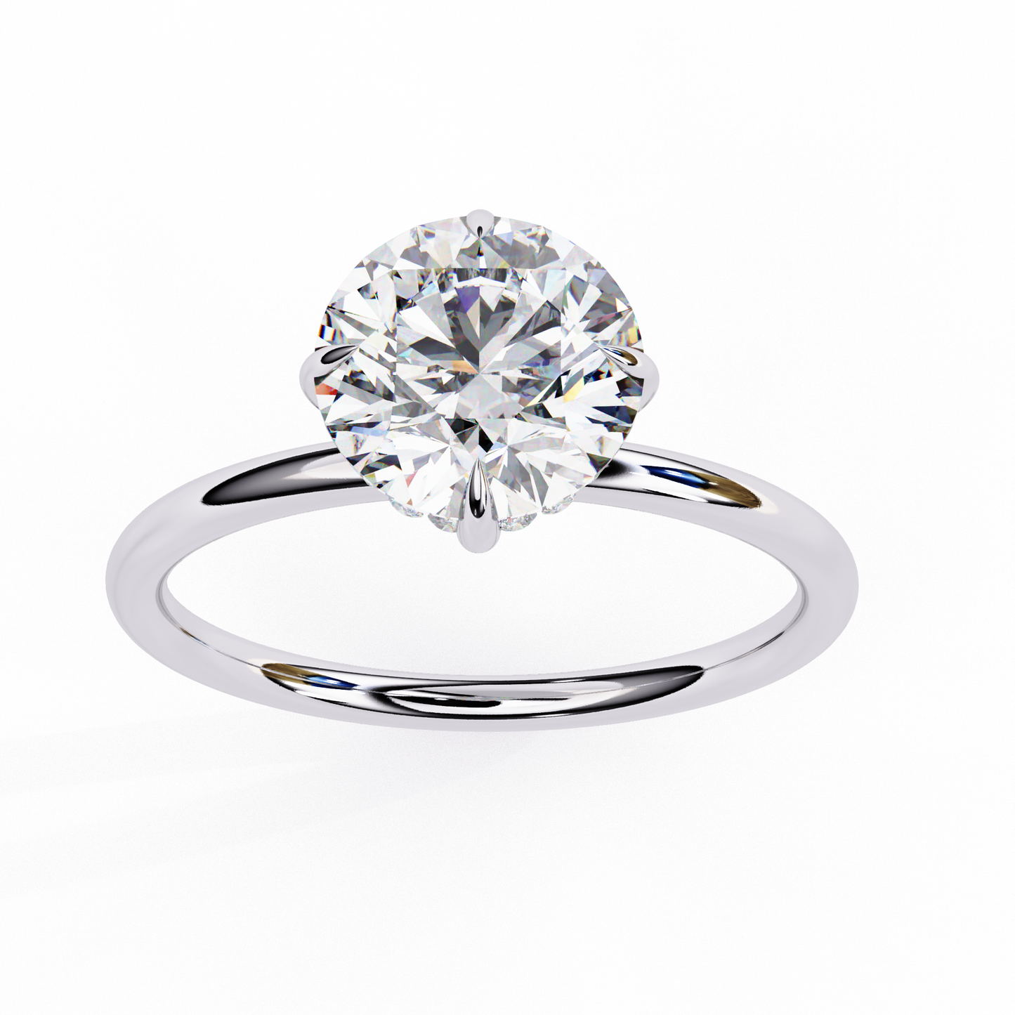 14K White Gold