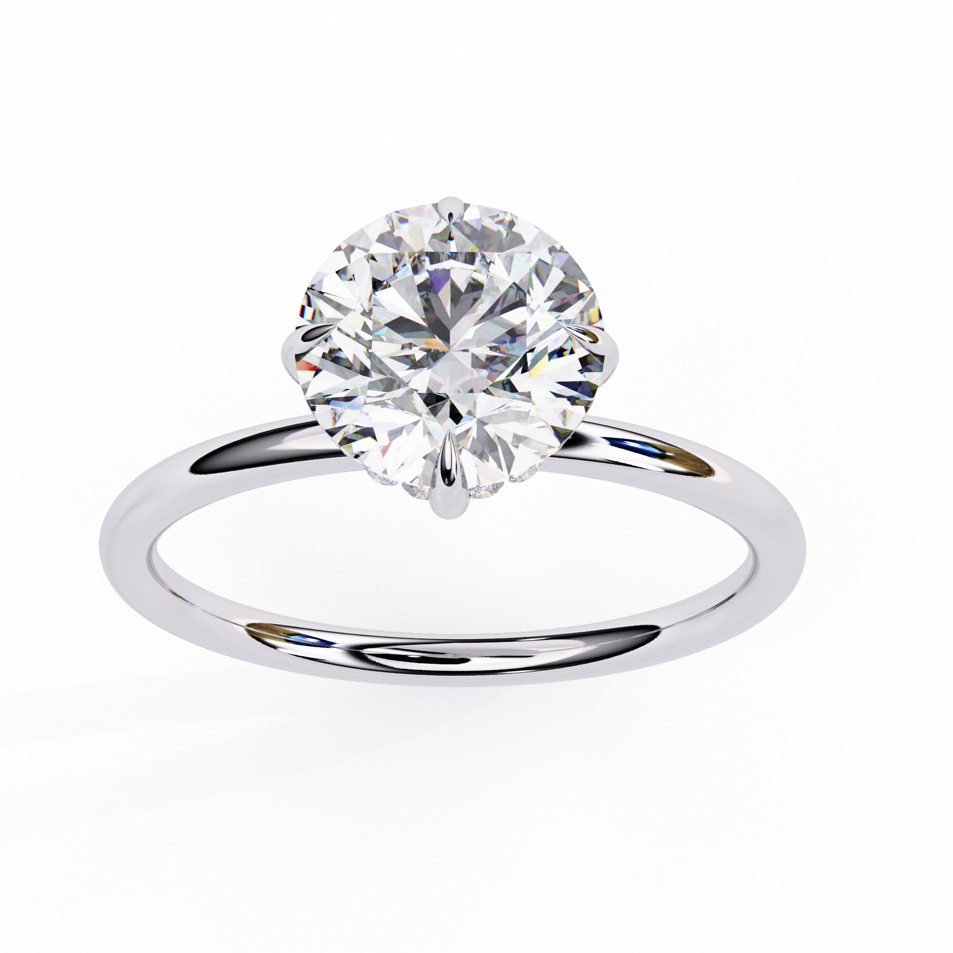 14K White Gold