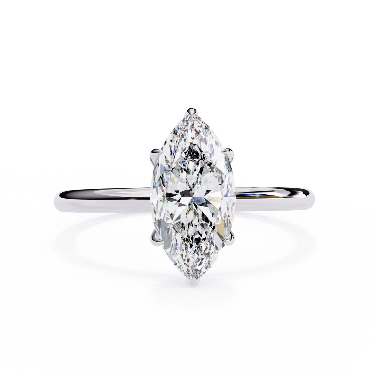 14K White Gold