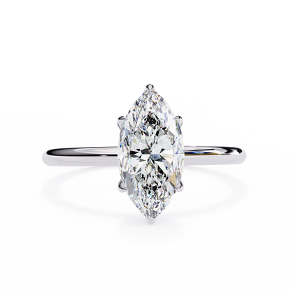 14K White Gold