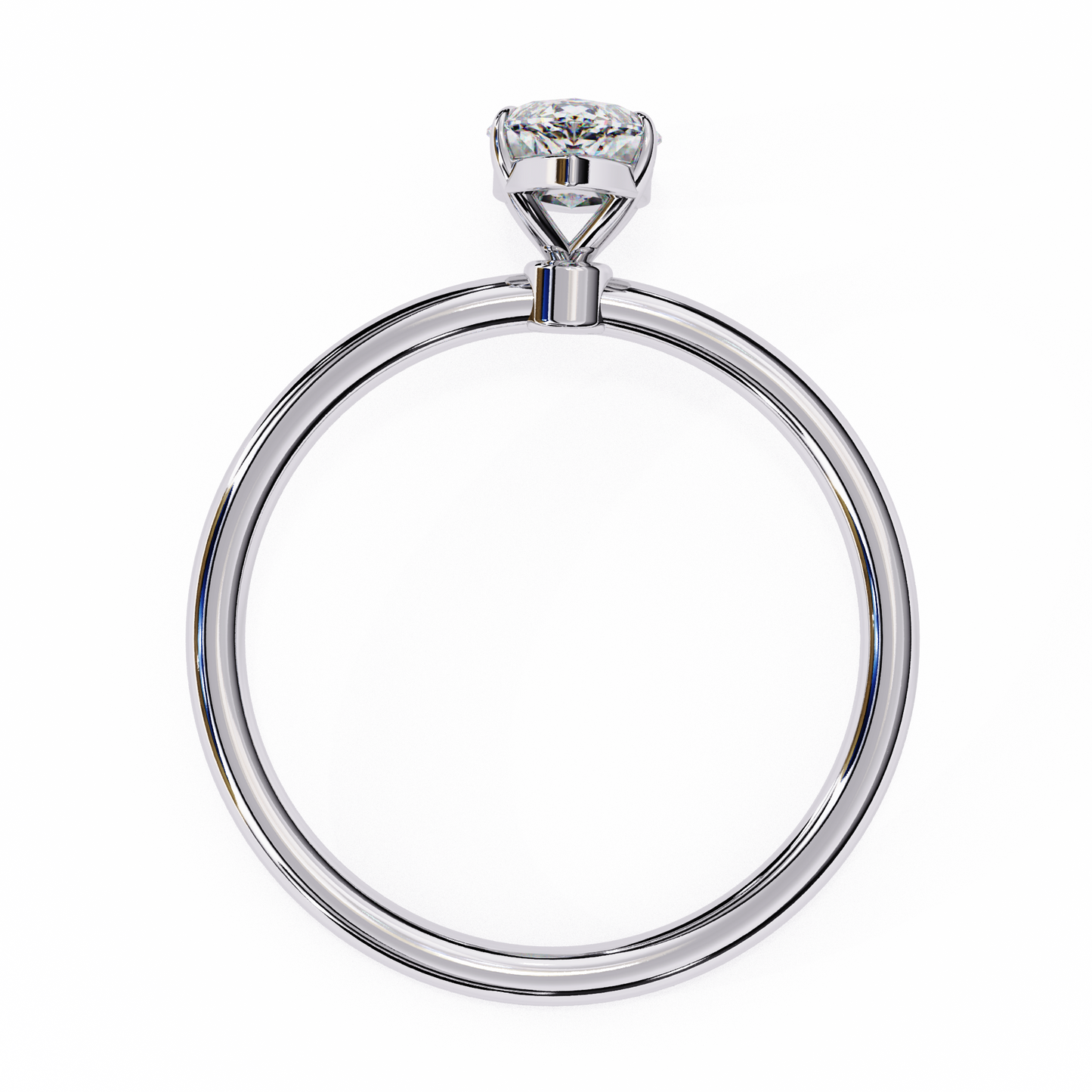14K White Gold