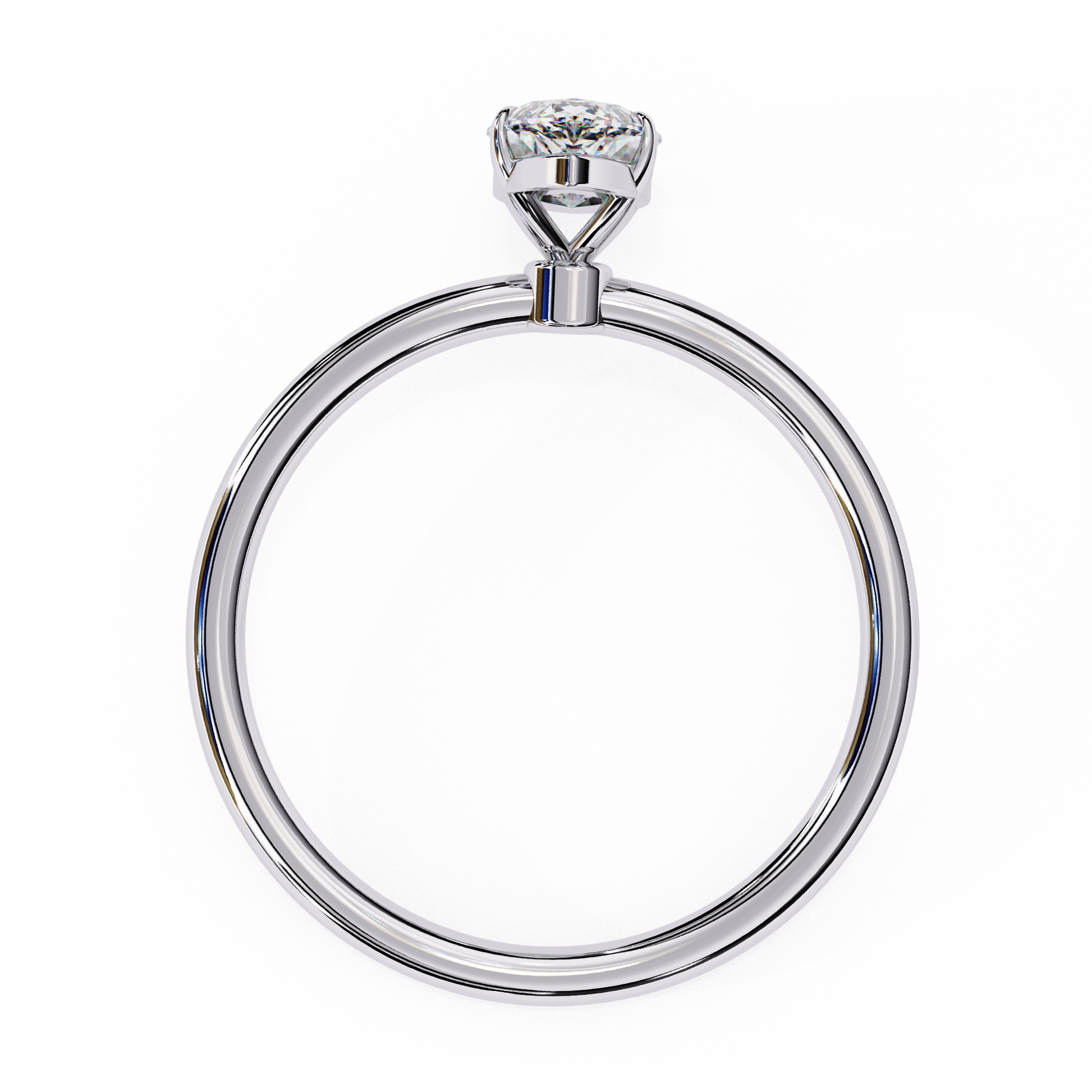 14K White Gold