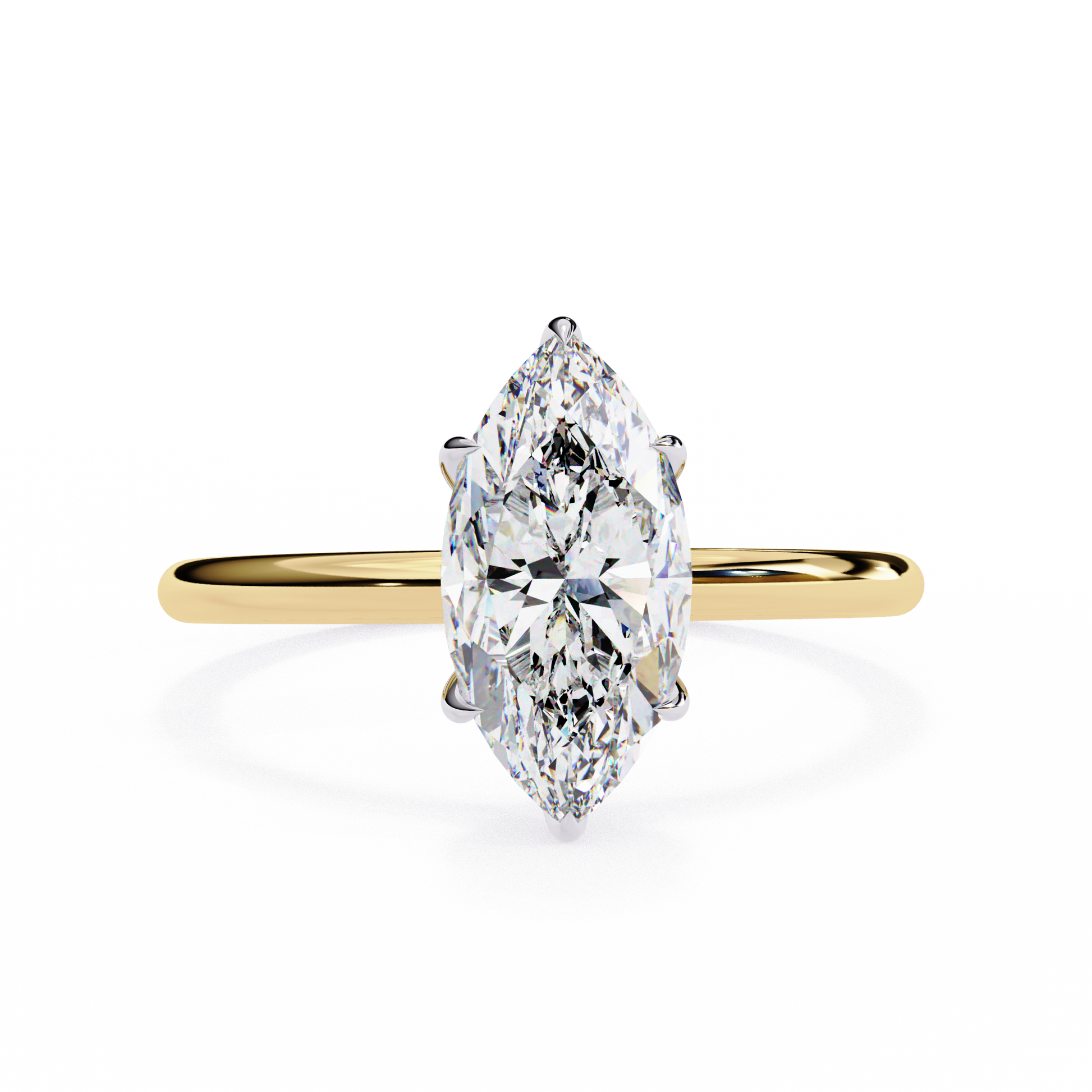 14K Yellow Gold