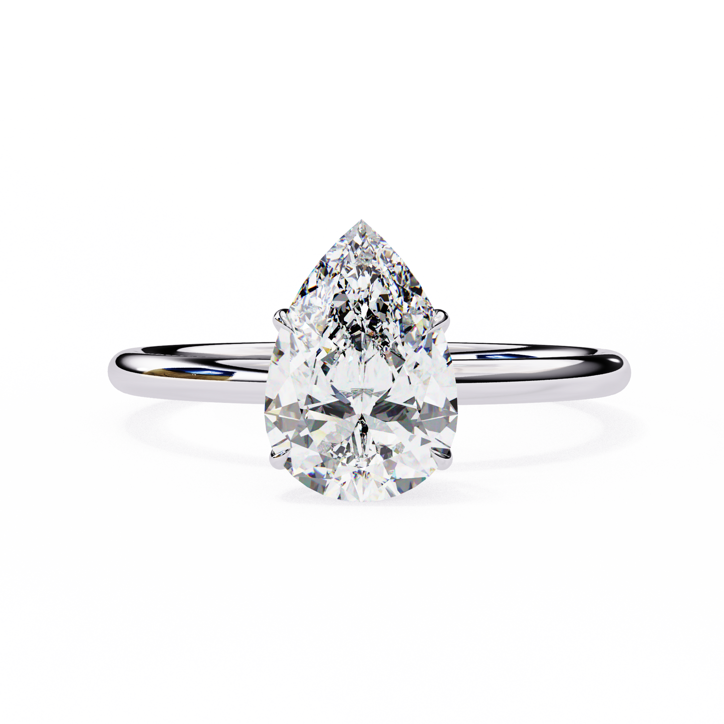 14K White Gold