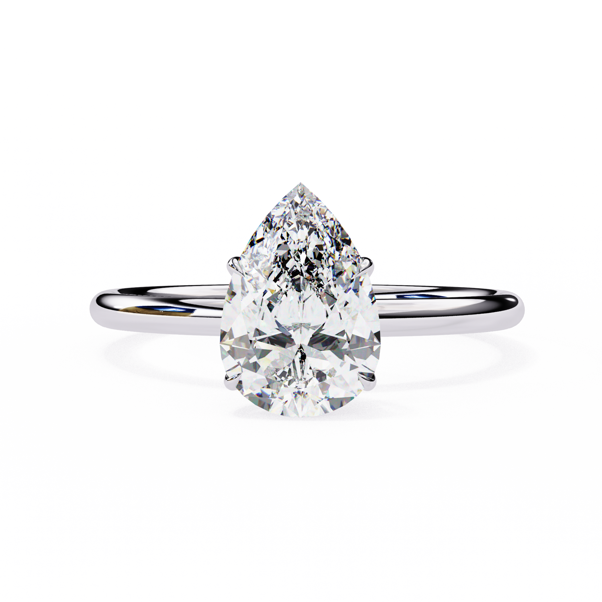 14K White Gold