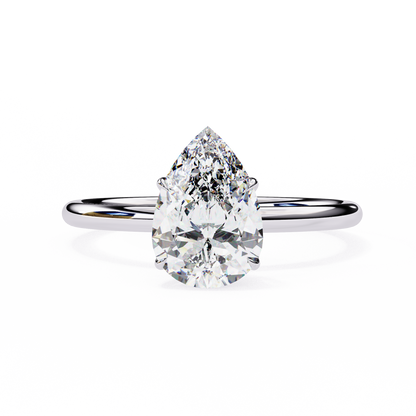 14K White Gold
