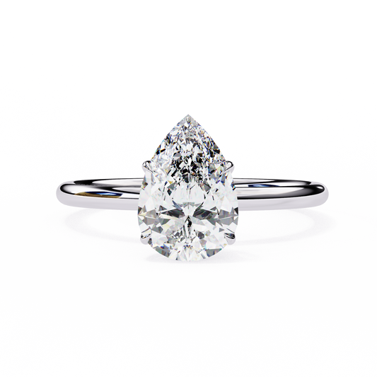 14K White Gold