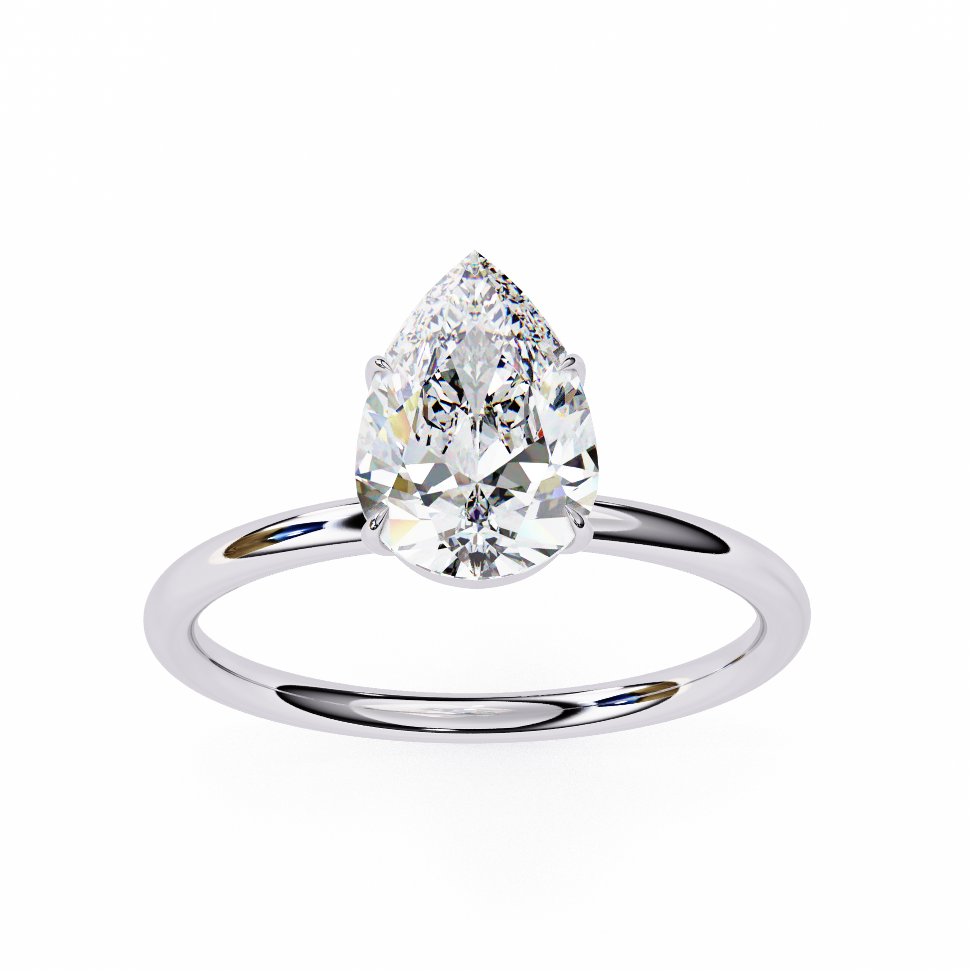 14K White Gold