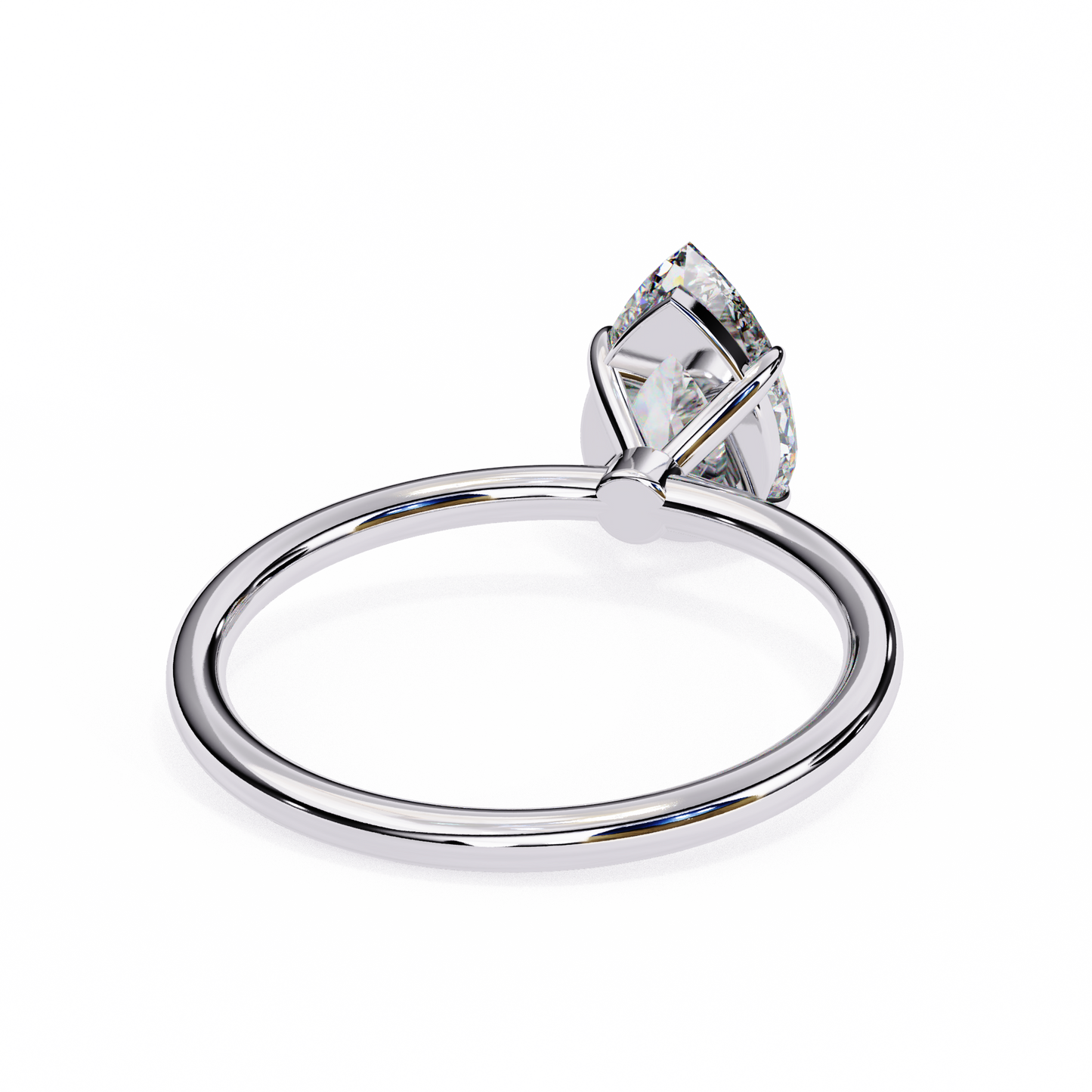 14K White Gold