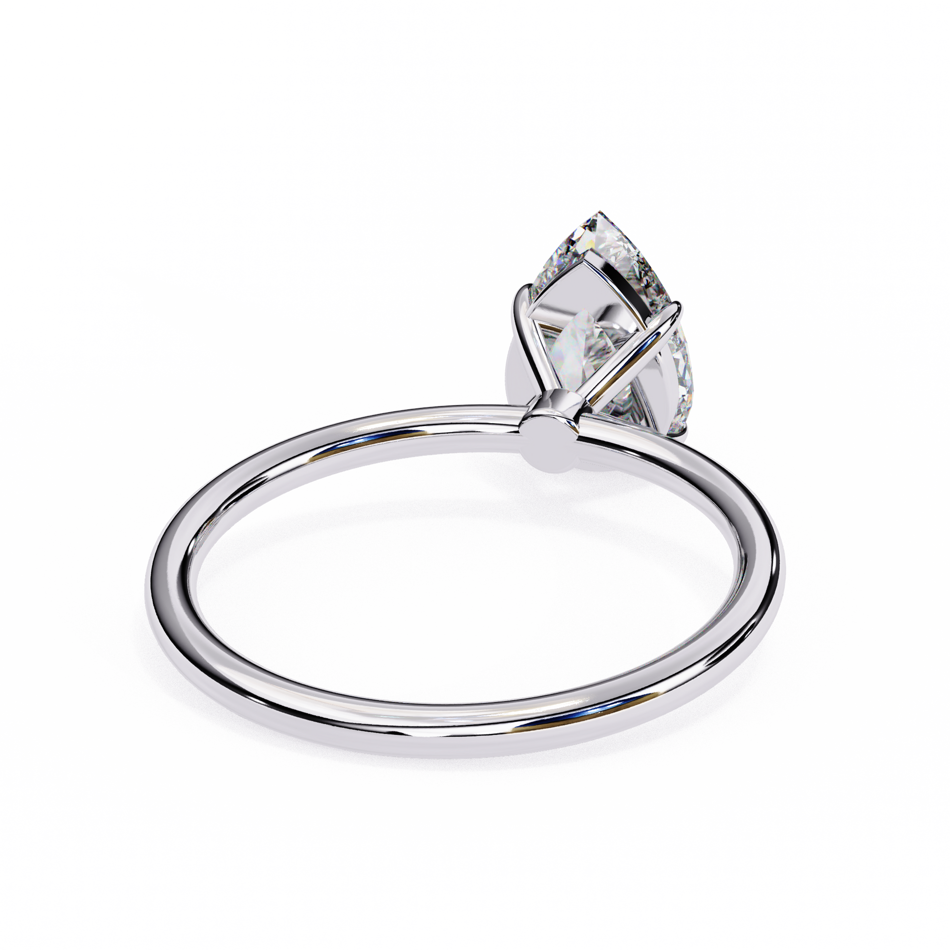 14K White Gold