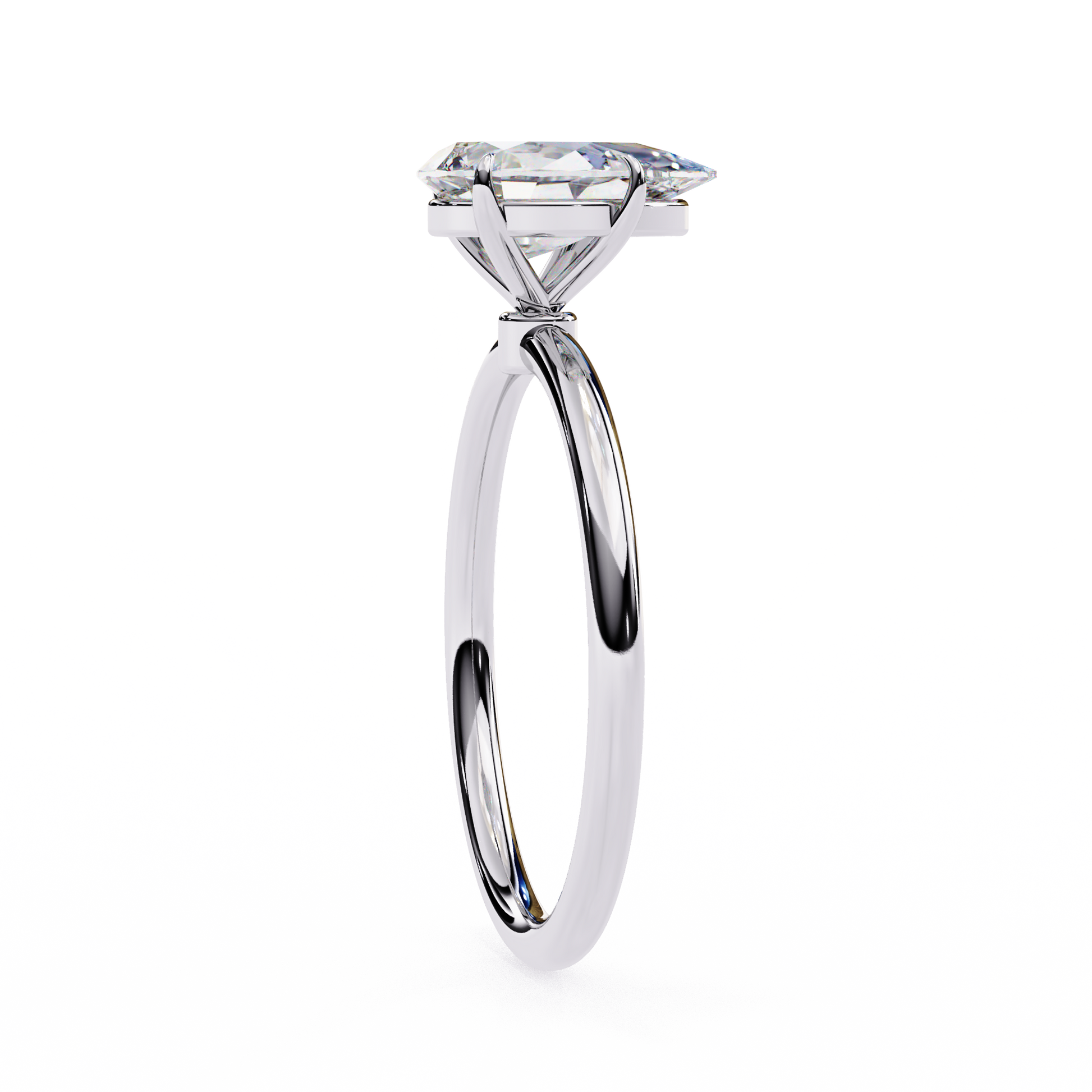14K White Gold