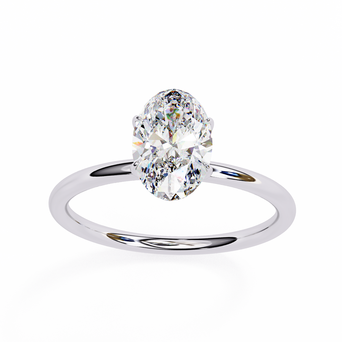14K White Gold