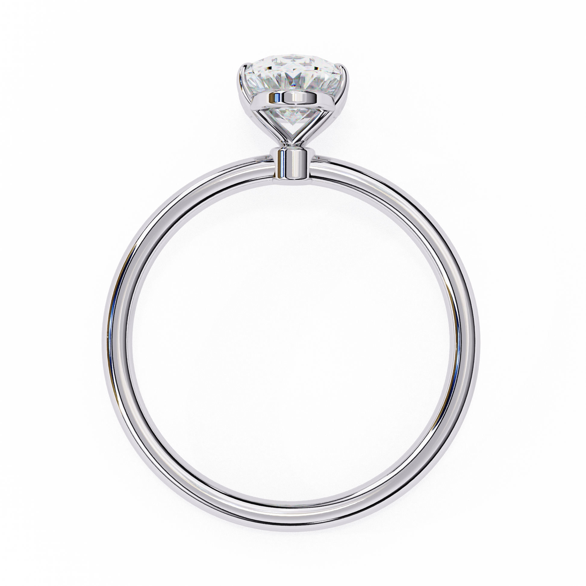 14K White Gold