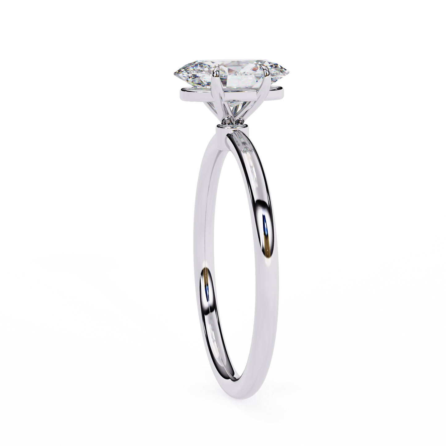 14K White Gold