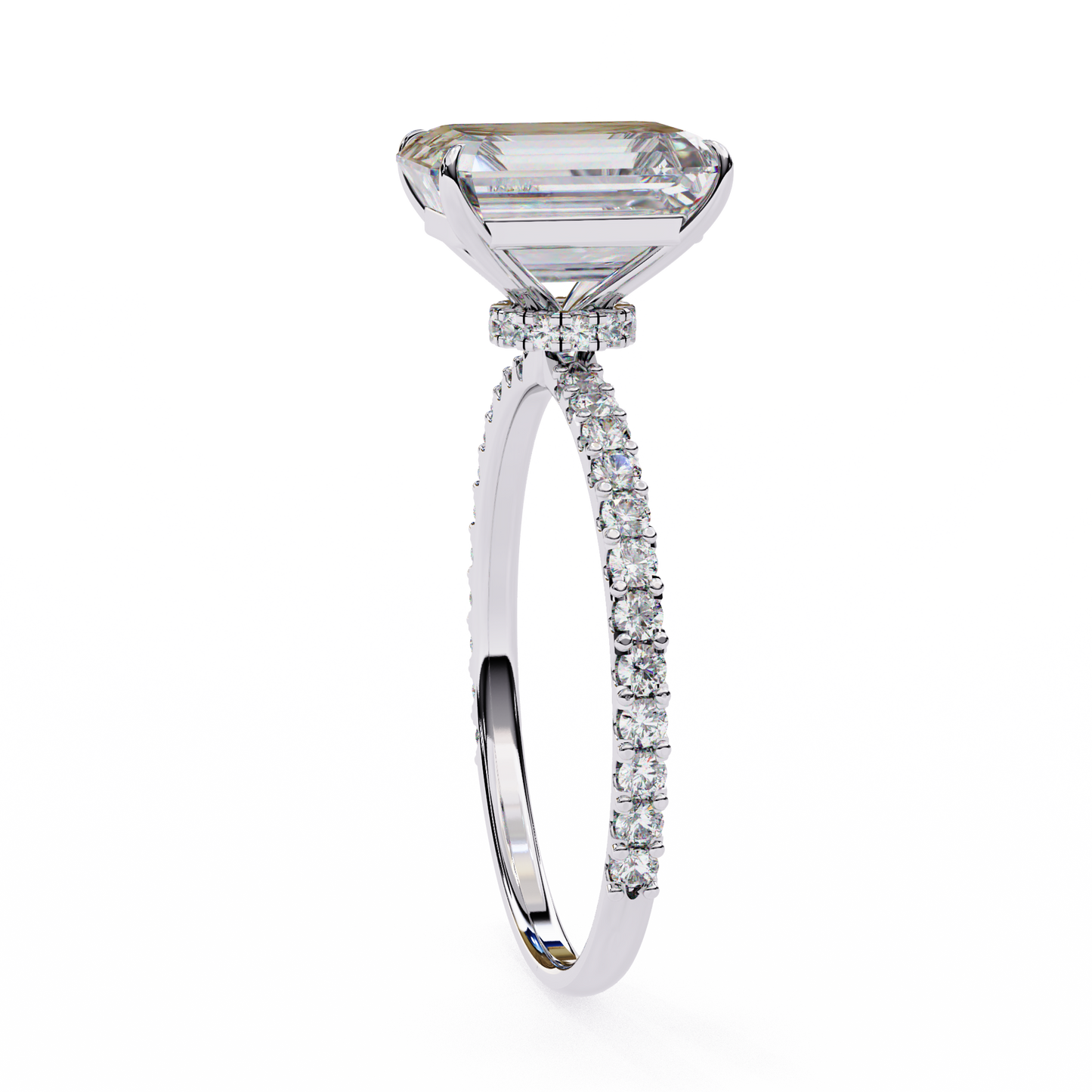 14K White Gold