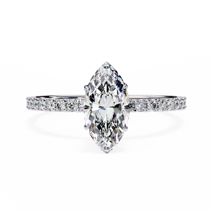 14K White Gold