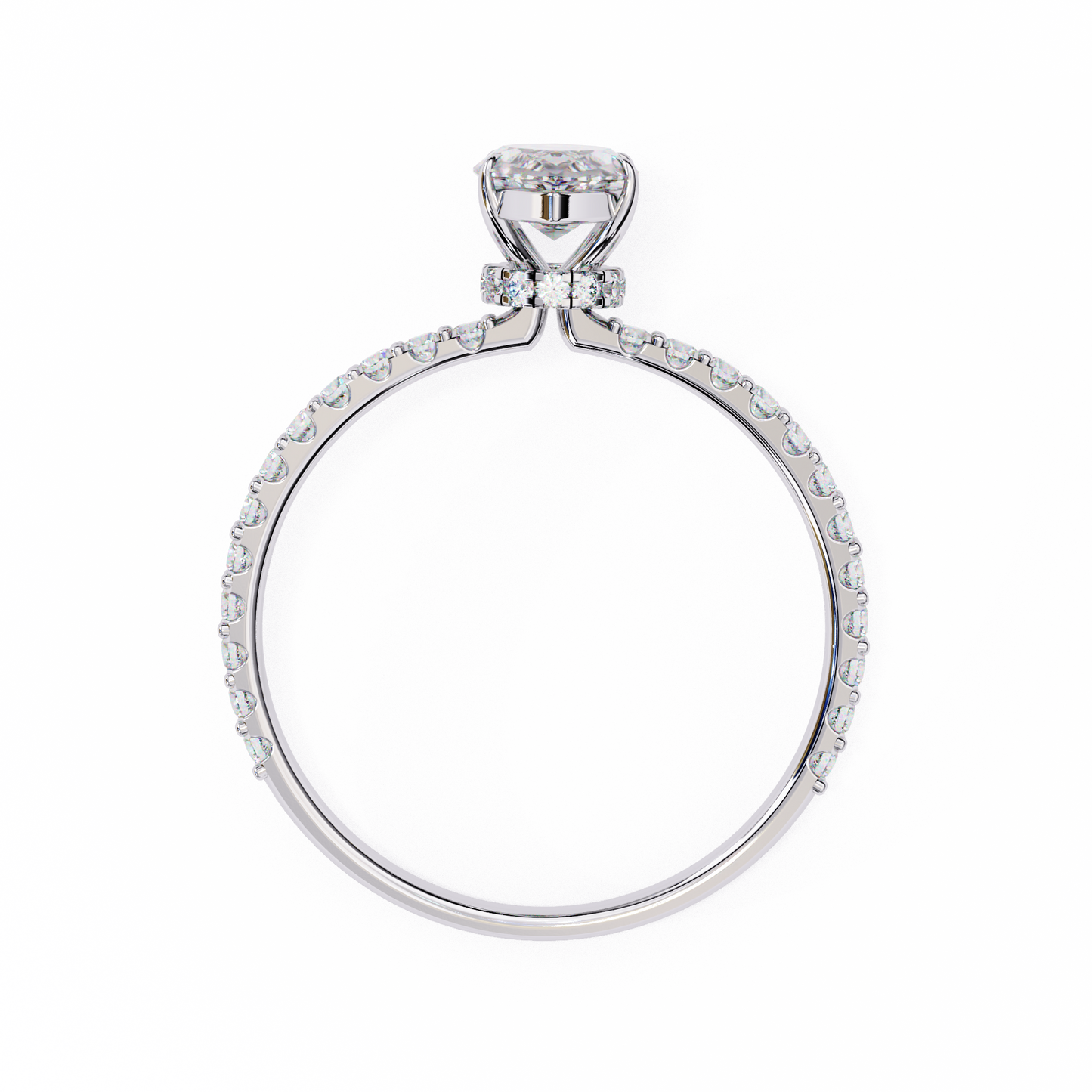 14K White Gold
