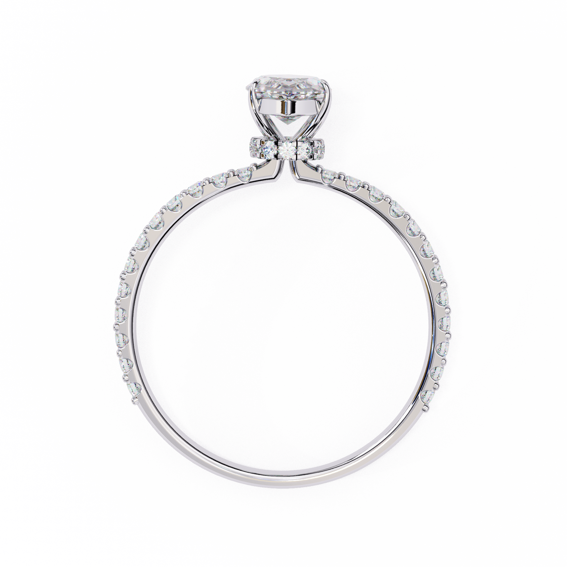 14K White Gold