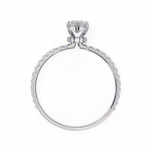 14K White Gold