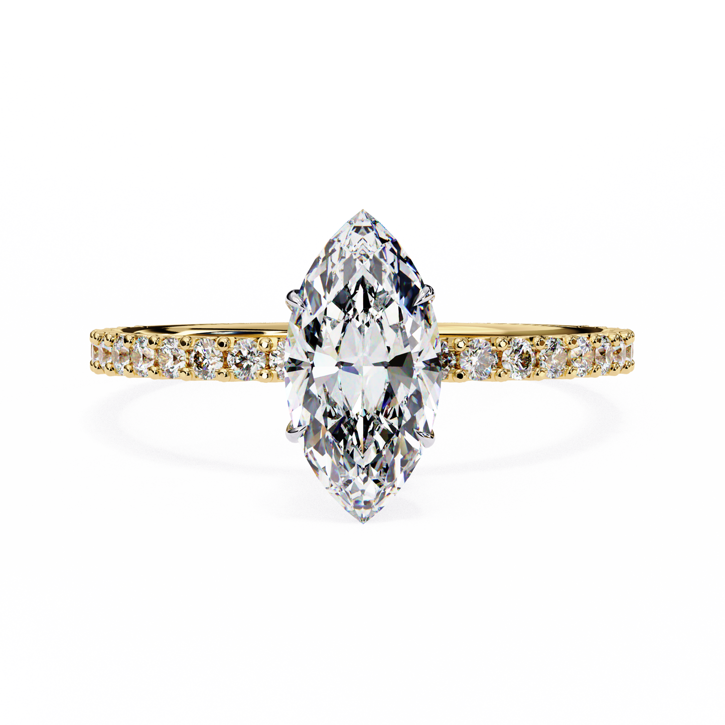 14K Yellow Gold