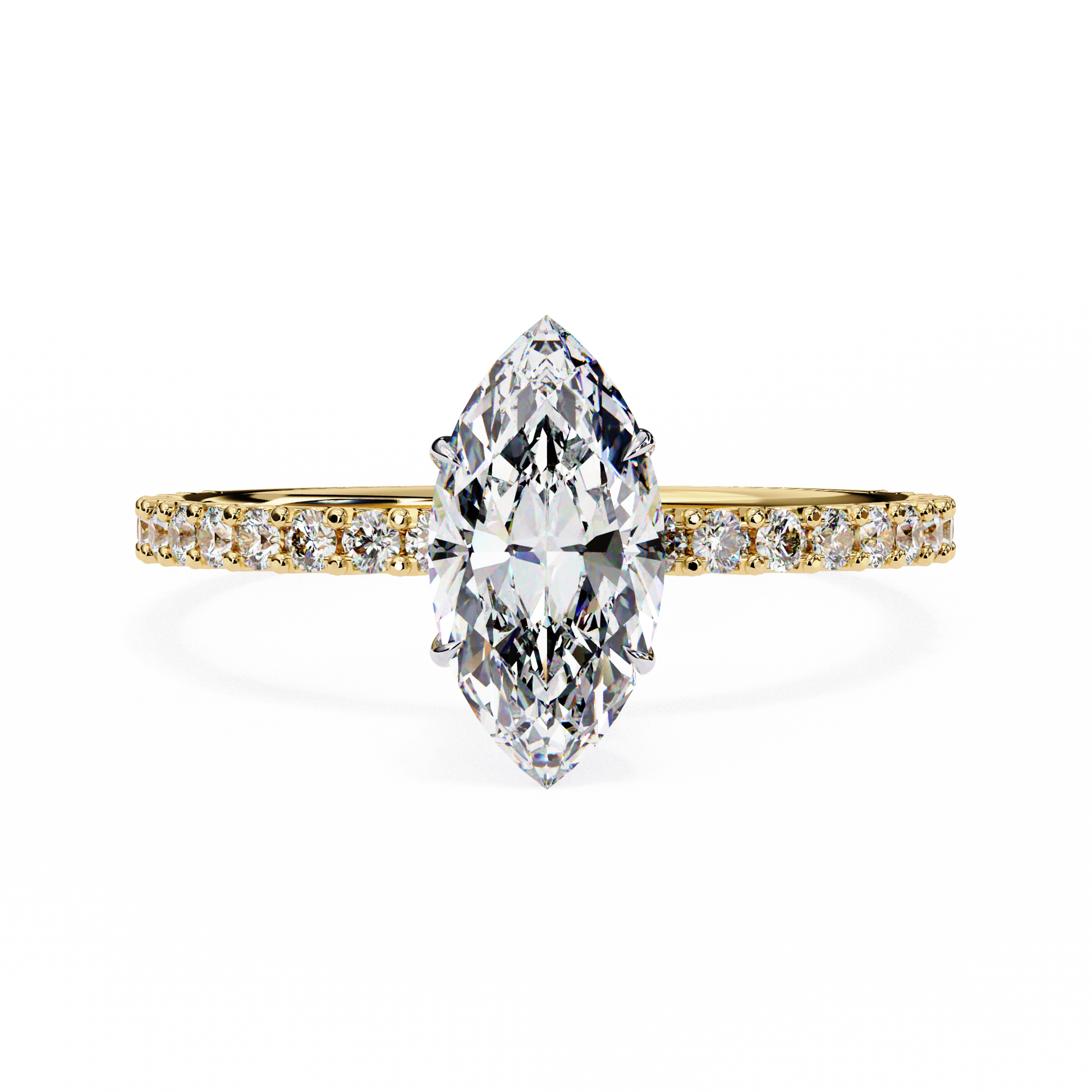 14K Yellow Gold