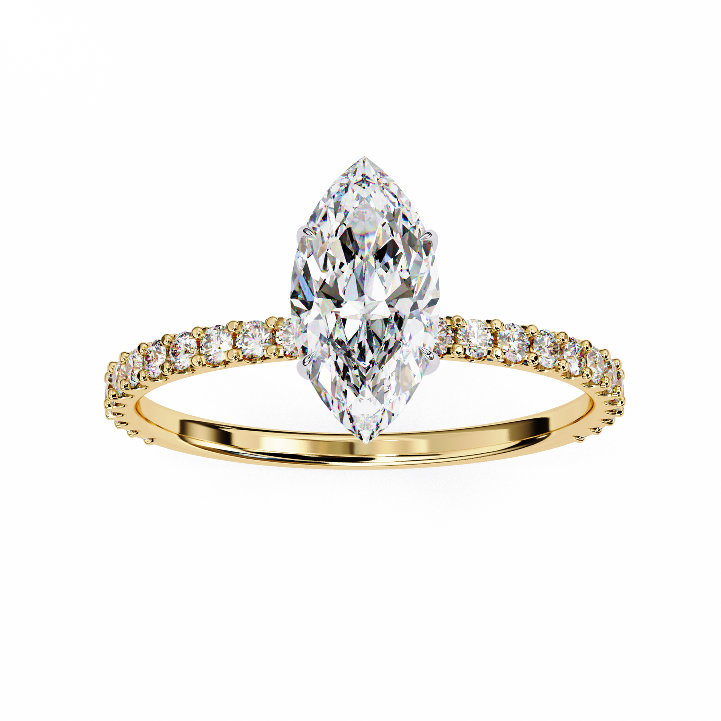 14K Yellow Gold