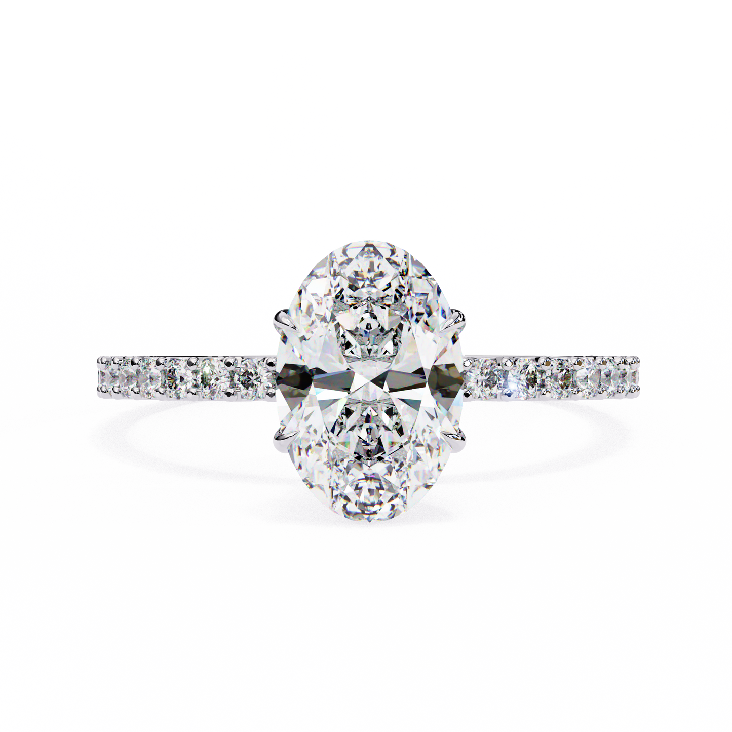 14K White Gold