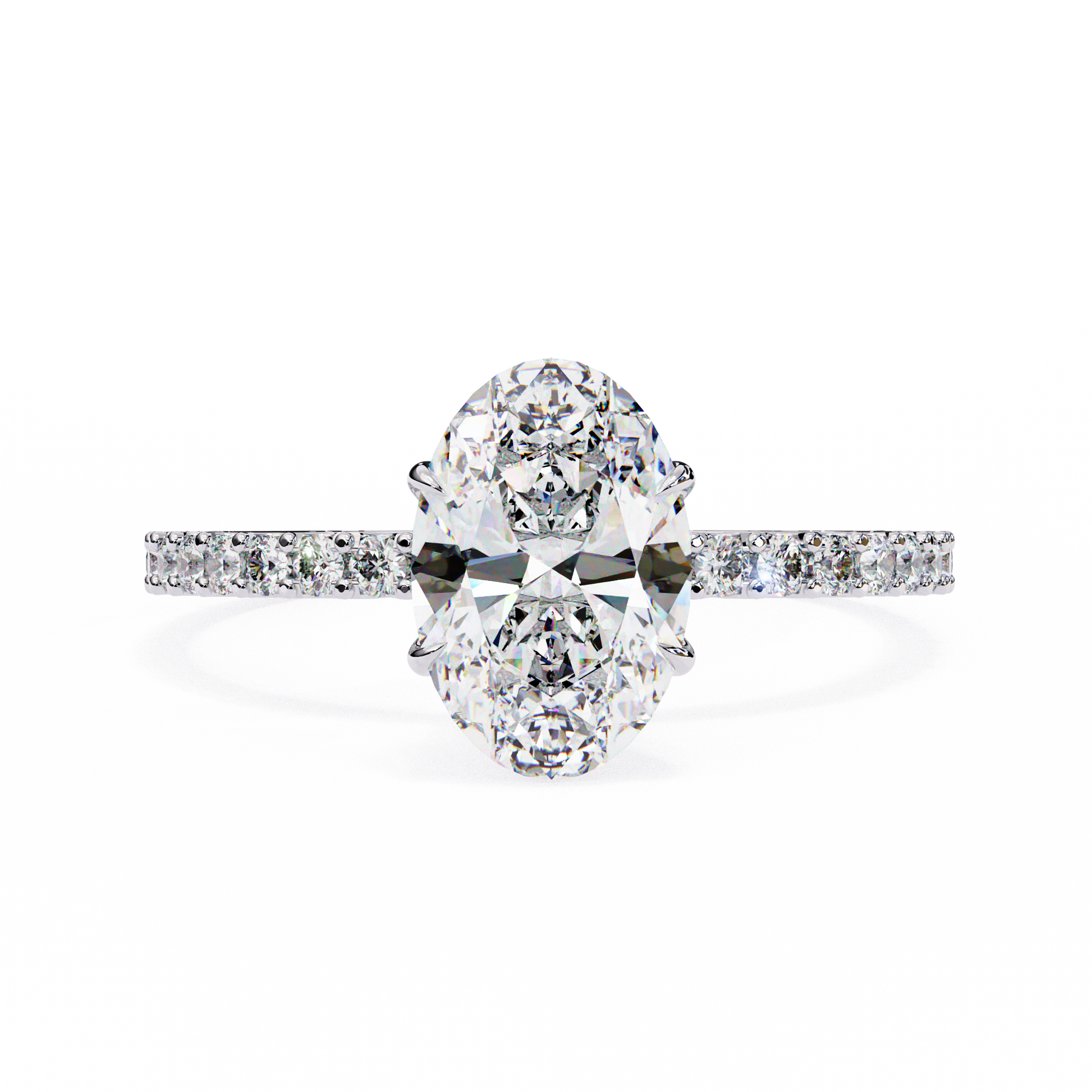 14K White Gold