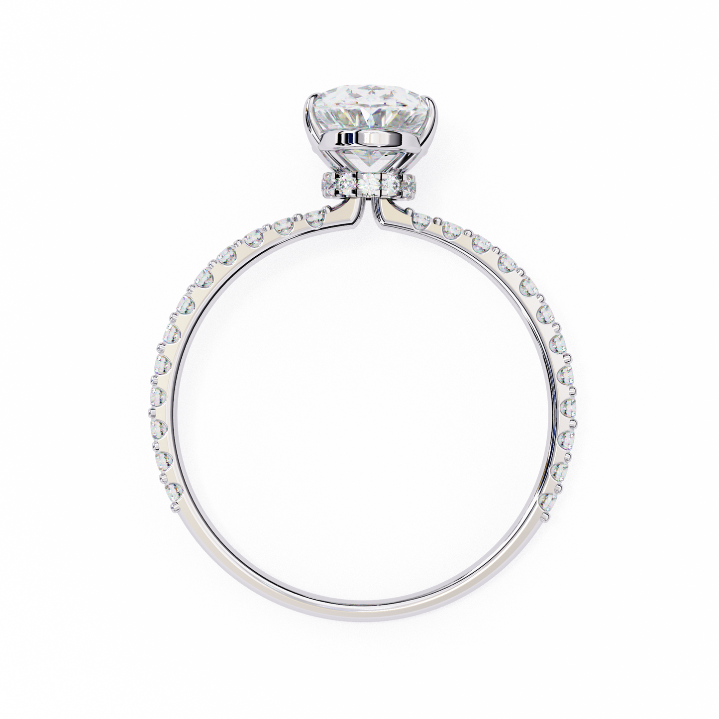 14K White Gold