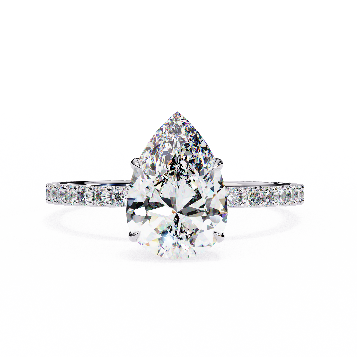 14K White Gold