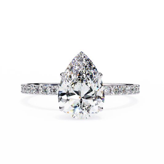 14K White Gold