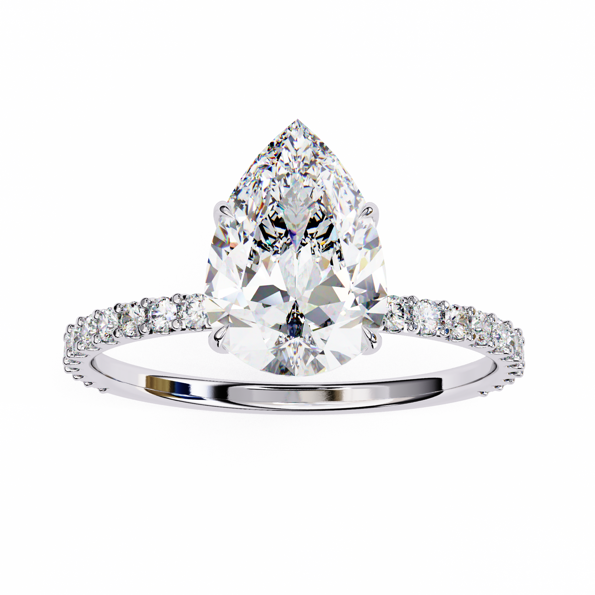 14K White Gold