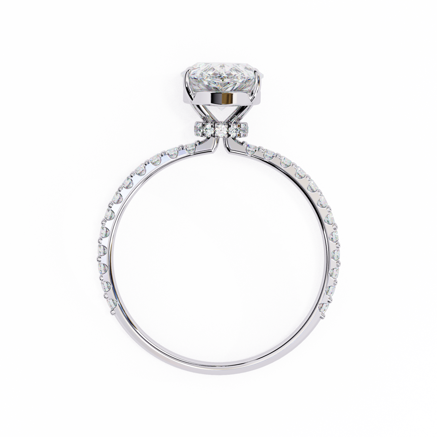 14K White Gold