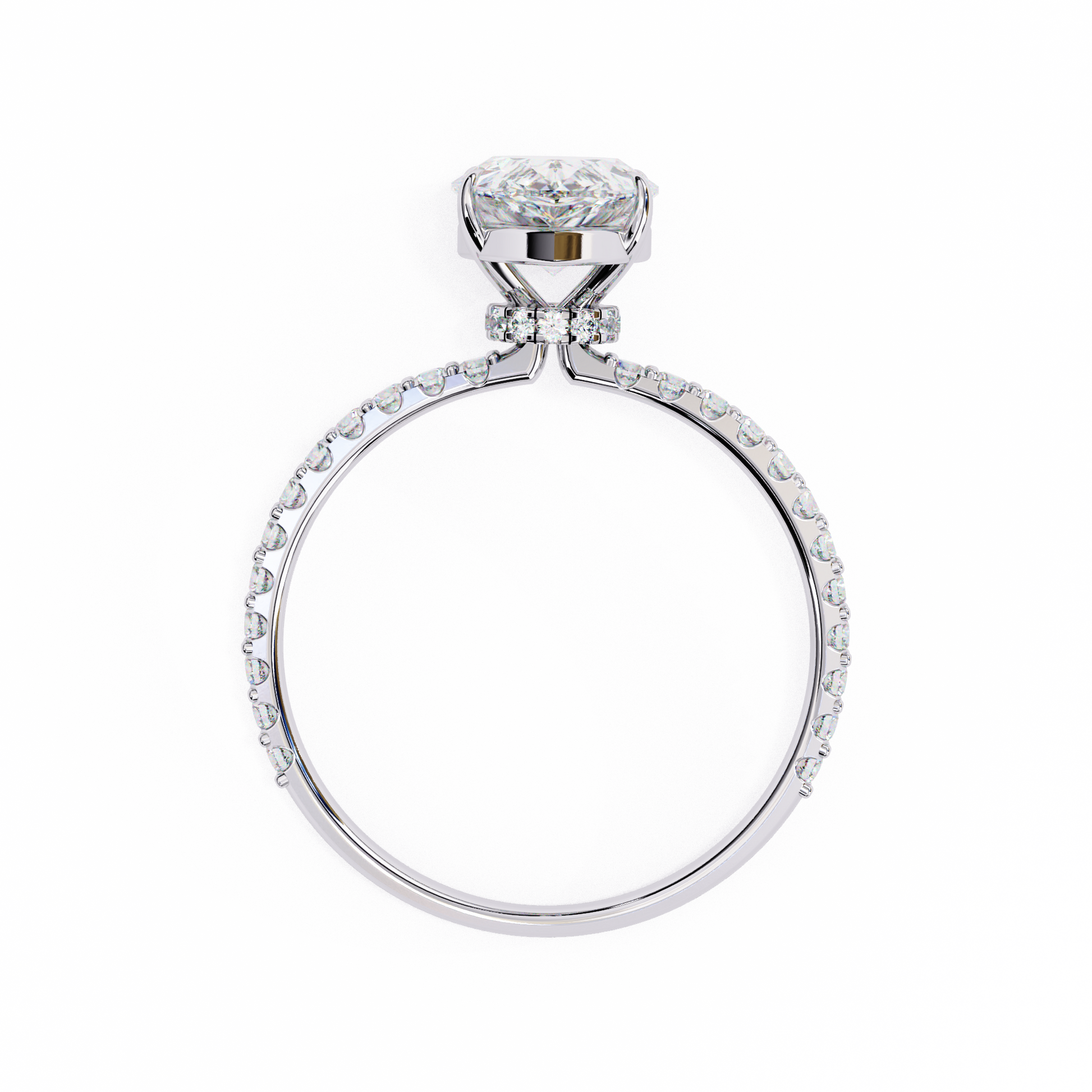 14K White Gold