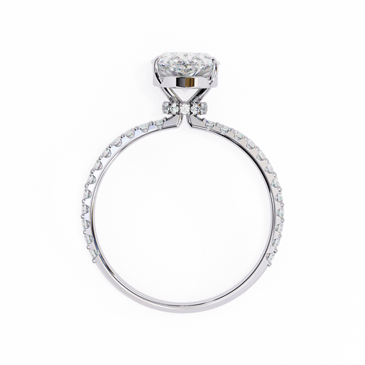 14K White Gold