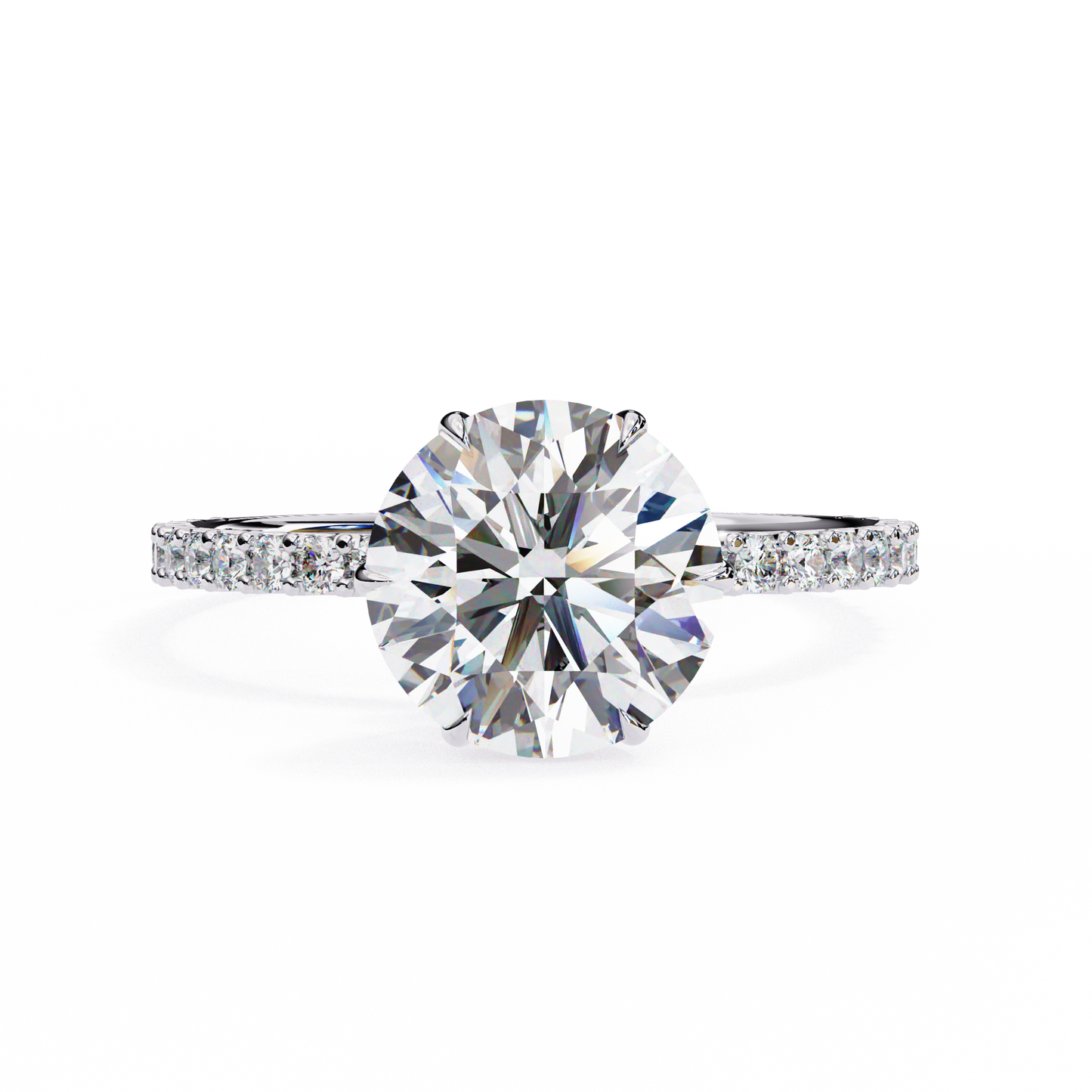 14K White Gold