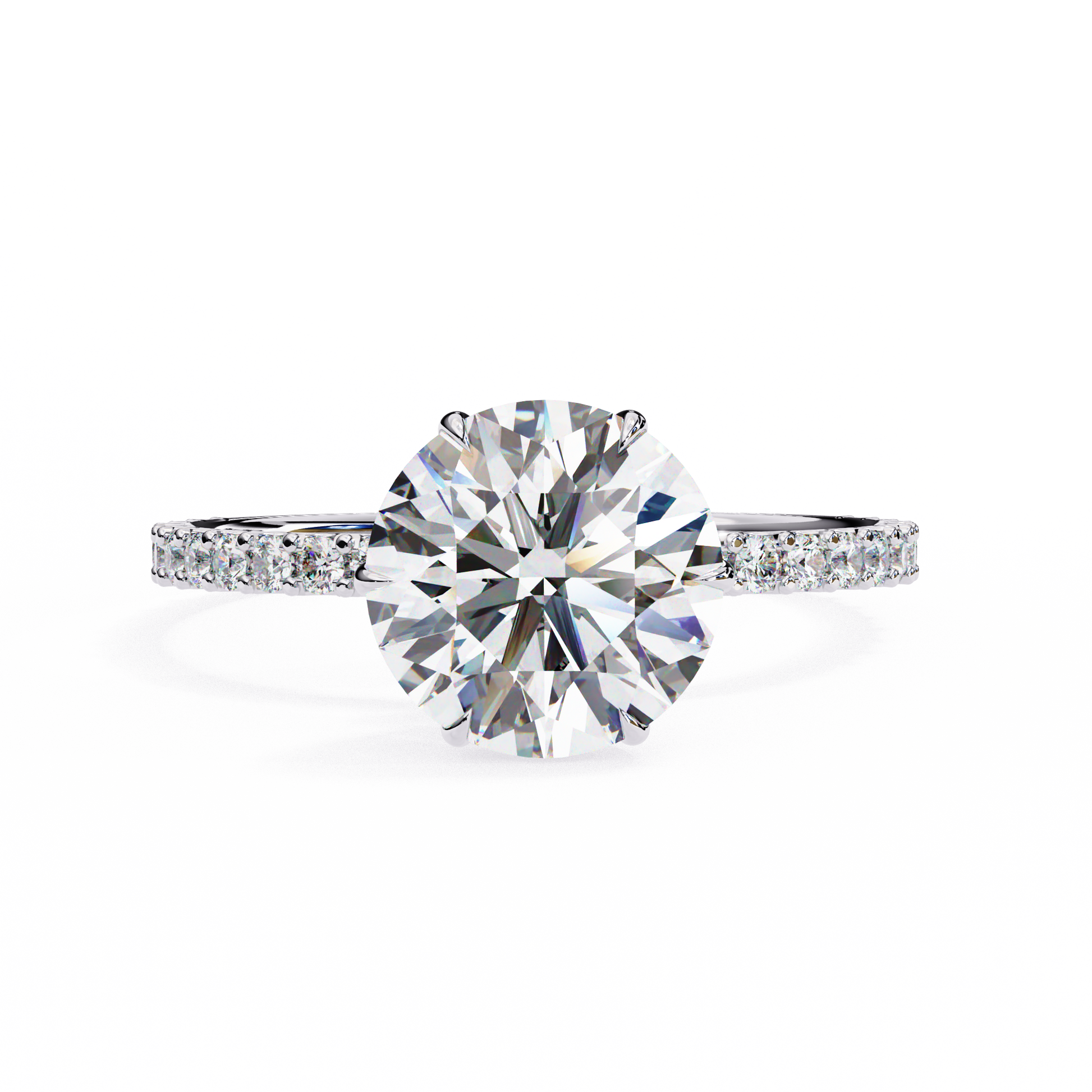 14K White Gold