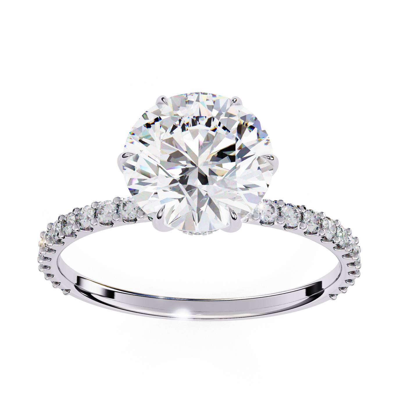 14K White Gold