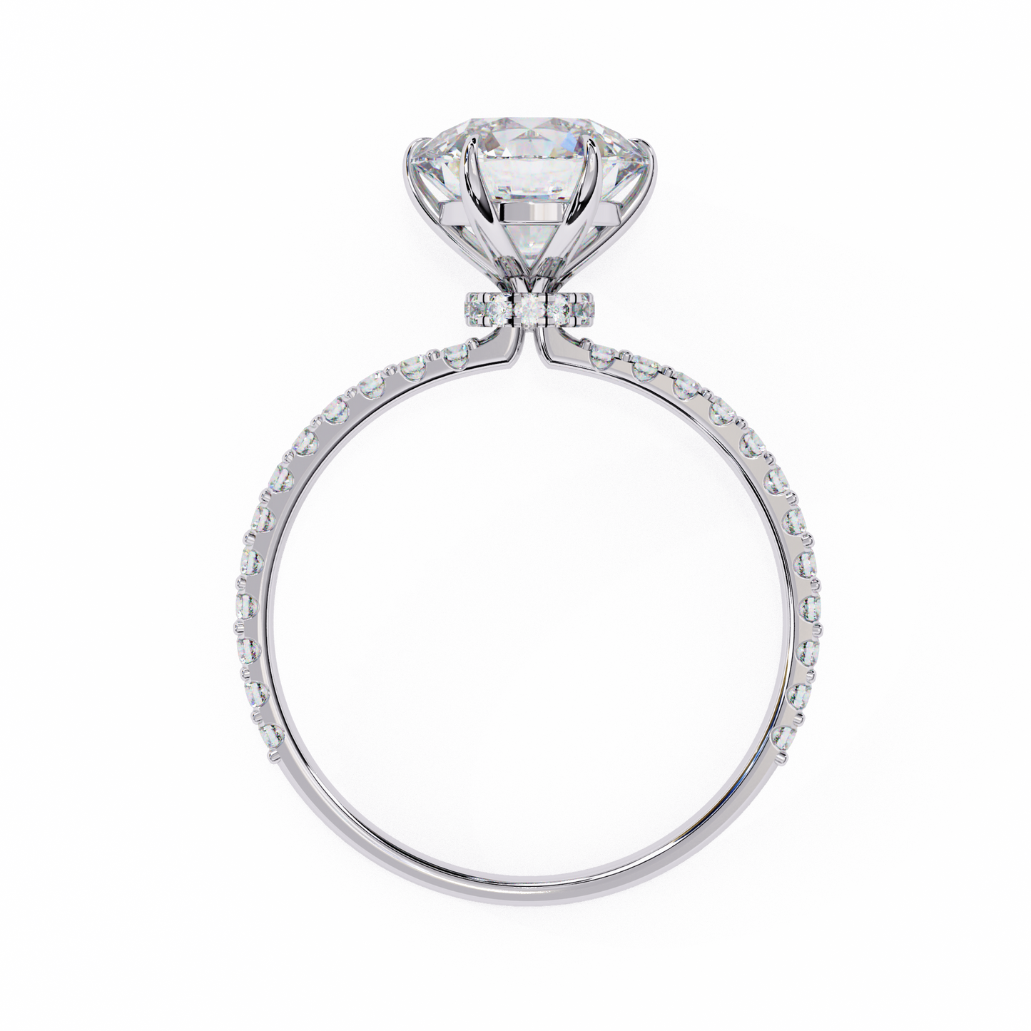 14K White Gold