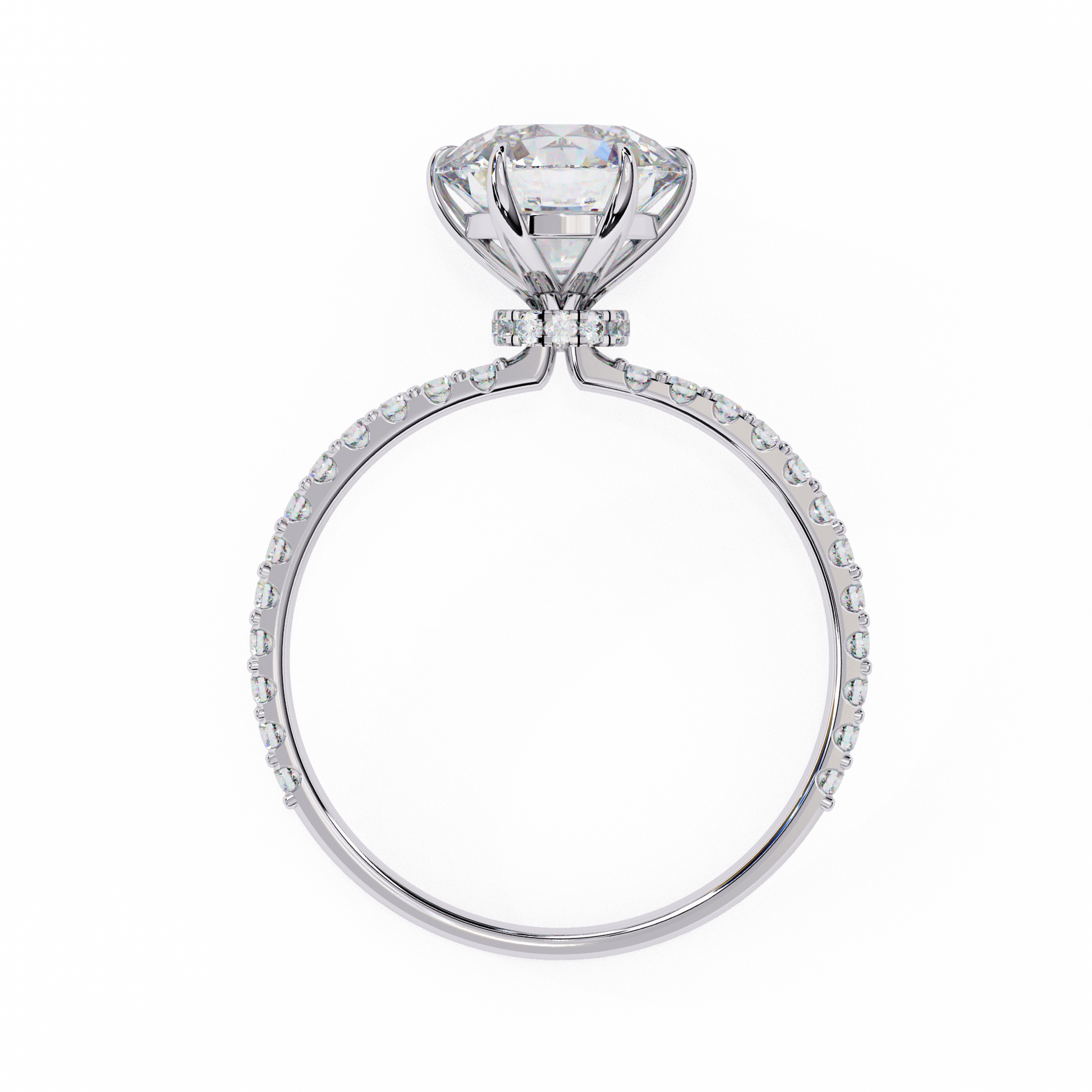14K White Gold