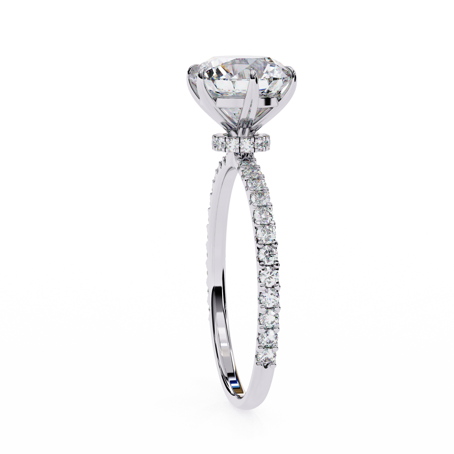 14K White Gold