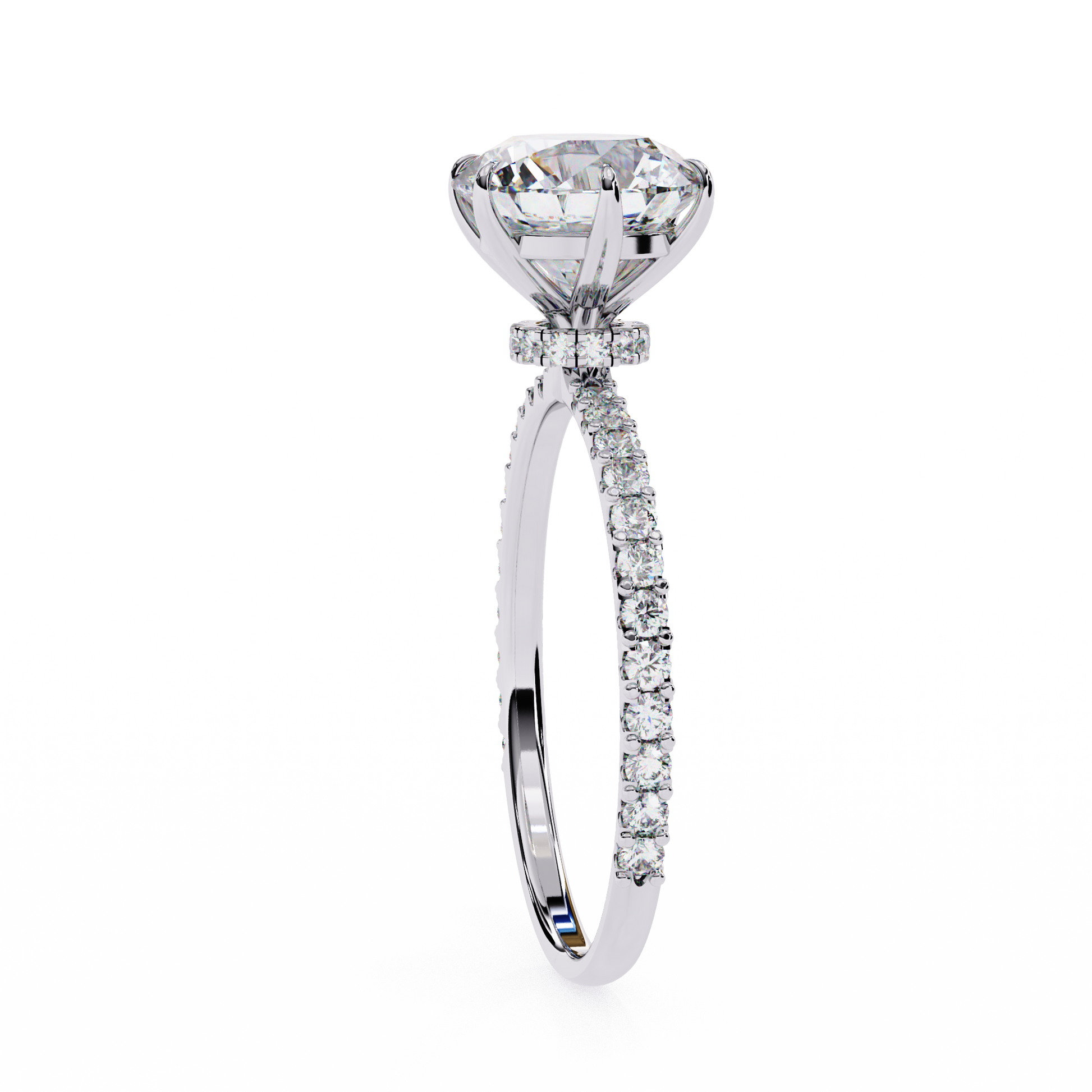 14K White Gold