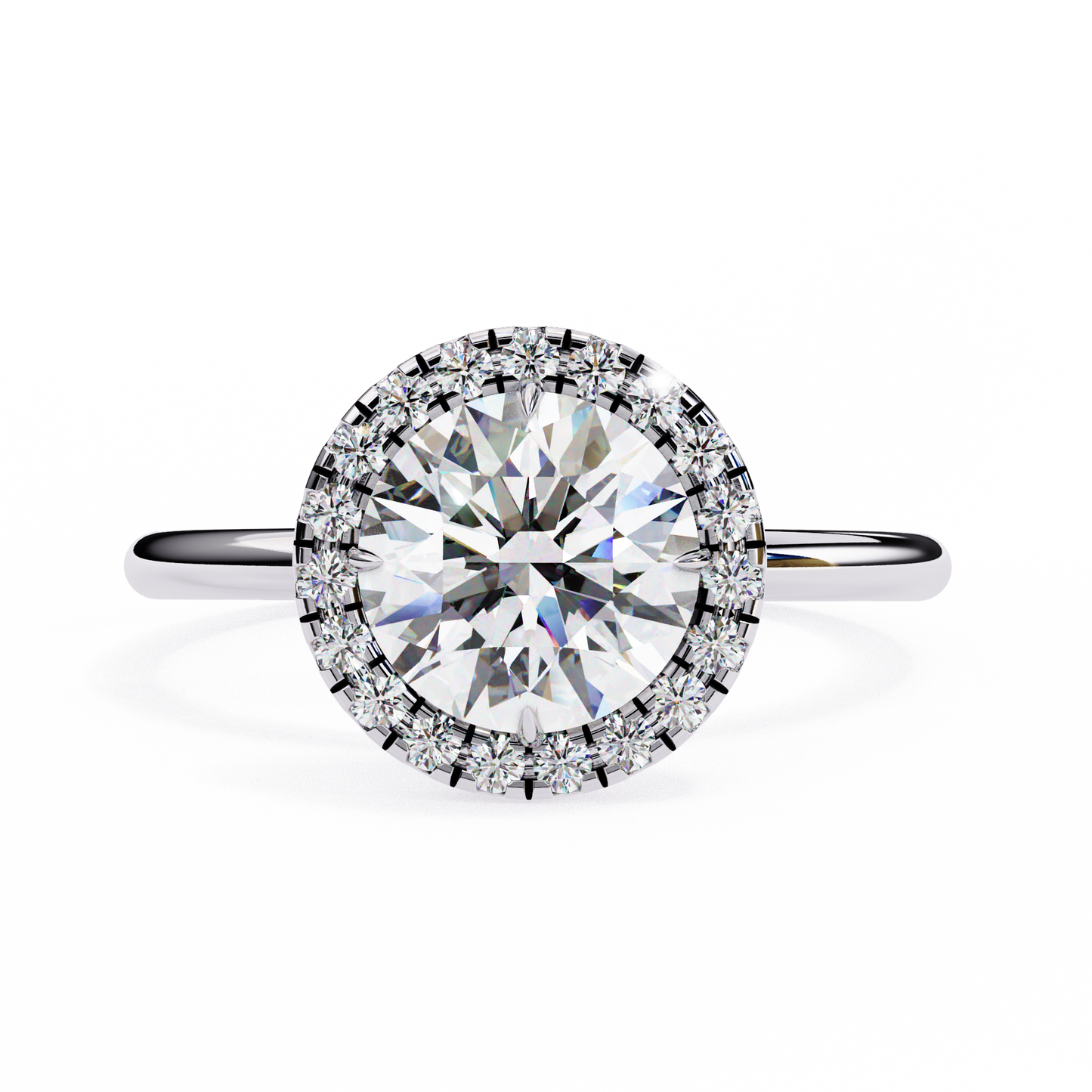 14K White Gold